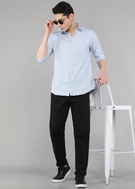 Van Heusen - Comfort Fit Striped Cotton Shirt